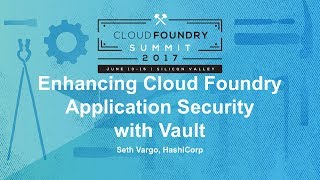 Enhancing Cloud Foundry Application Security with Vault screenshot 1