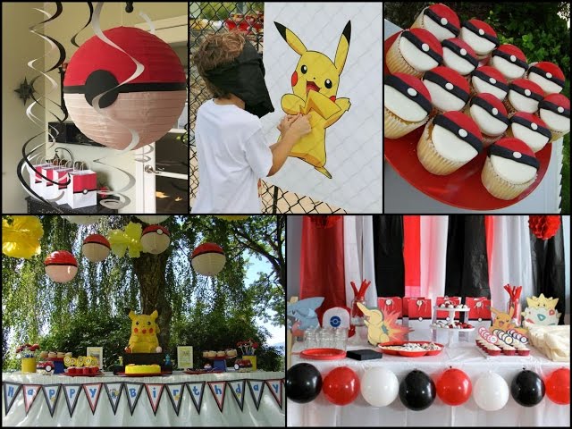 DIY Pokemon Party decorations - kids party decorations - Sugarella Sweets  Party 