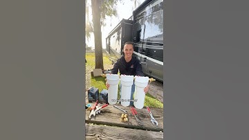Zelfgemaakt waterfiltratiesysteem voor minder dan $ 200 || fulltime wonen in een camper #campingl...