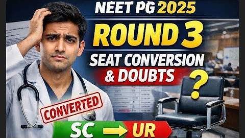 Round-3 NEET PG = One Wrong Move = Seat Gone ❌