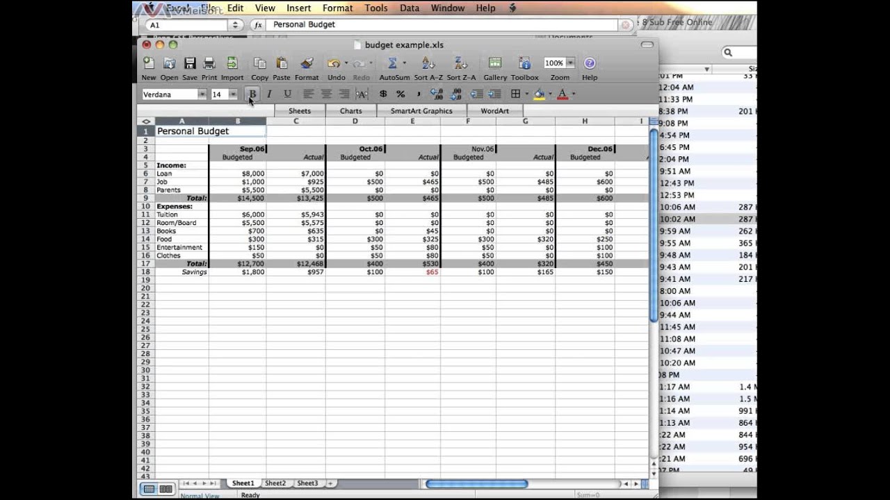 Using Bolding And Alignment In Excel Mac YouTube