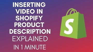 How To Insert Video In Shopify Product Description (2025)