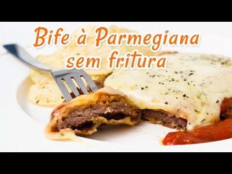 RECEITA DE BIFE A PARMEGIANA SEM FRITURA (Como fazer bife à parmegiana de forno) RM EXP #21