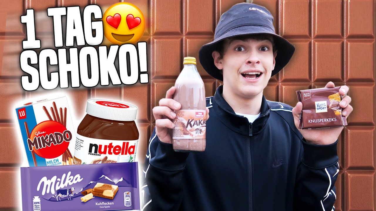 1 TAG NUR SCHOKOLADE ESSEN! 😍🍫