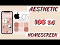 How to make your iPhone HOMESCREEN Aesthetic with iOS 14 ! || Aesthetics With Me
