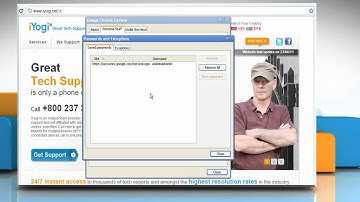 How to delete saved passwords in Google™ Chrome on a Windows® XP-based PC?