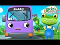 Wheels on the Bus Song! | Sing Along at Gecko&#39;s Garage | Trucks For Children | Cartoons For Kids