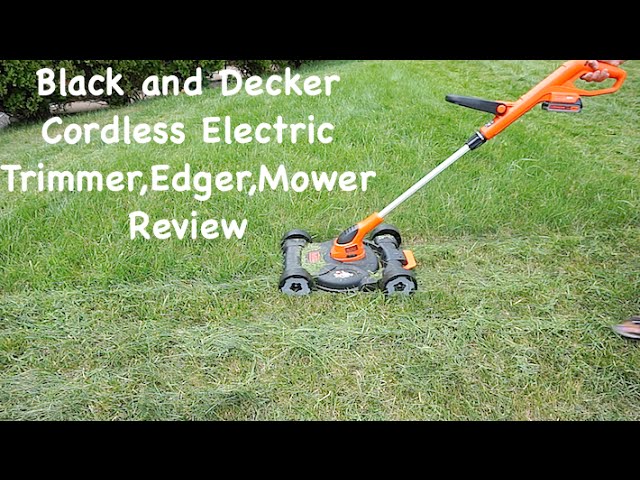 black and decker battery trimmer edger