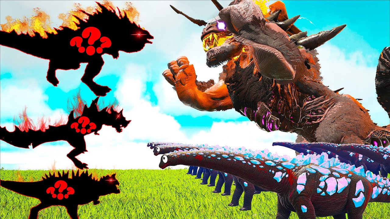 NEW DINOS 2025 Take On King Titan, Rockwell & More – Ultimate ARK Battle!