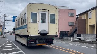 小田急8000形8259Fデハ8309（4号車）廃車に伴う陸送搬出