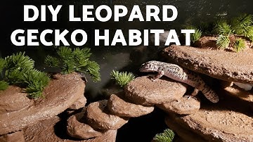 DIY Leopard Gecko Habitat - Foam Rock Insert