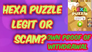 Hexa puzzle legit or scam? /legit application/app review/earn money online screenshot 2
