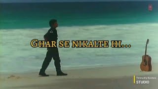 Download Lagu Udit Narayan - Ghar Se Nikalte Hi lyrics | Papa Kahte Hain Movie MP3