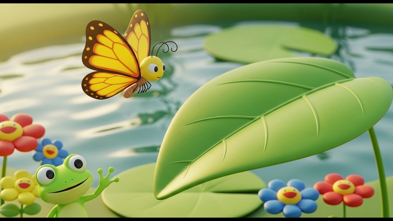 Twirling Butterfly Dance | Fun Nature Song for Kids | Toddler Sing Along