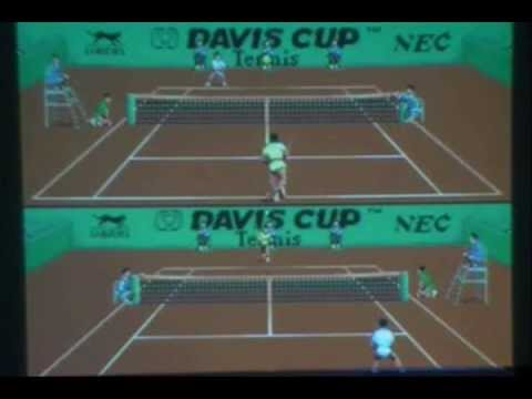 Davis Cup Tennis review for the Turbografx-16 Sorry to Wesgrossustoms and Heather