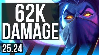 KASSADIN vs YASUO (MID) | 62K damage, 5k gold comeback | EUW