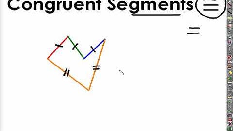 Lesson 1-2 Segments and Rays