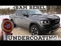 2021 RAM Rebel 5th Gen Fluid Film undercoating Installation/Application Process. DIY