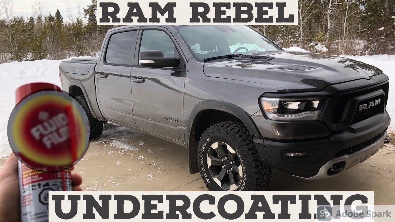 2021 RAM Rebel 5th Gen Fluid Film undercoating Installation/Application