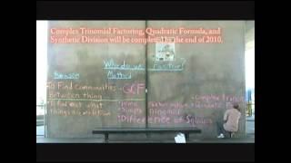 420math: Why Do We Factor Introduction to Factoring Polynomials (Language of Mathematics #105)