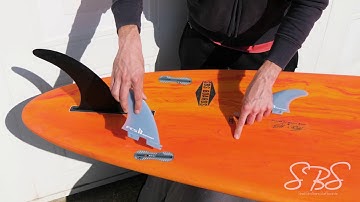 How To Install FCSII Fins & Center Fin on a Longboard Surfboard