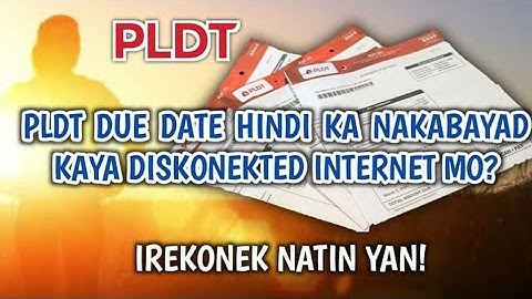 HOW TO RECONNECT PLDT INTERNET. HINDI KA BA NAKABAYAD NUN DUE DATE MO?