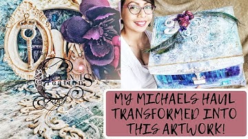 Mixed Media Art Tutorial (Step by step/walkthrough) Altered Art Box