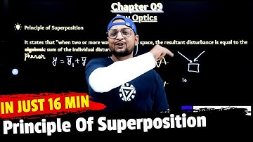 34.Chapter - 10 | Wave Optics | Principle Of Superposition | Physics Baba 2.0