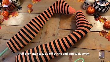 DIY Witch Legs