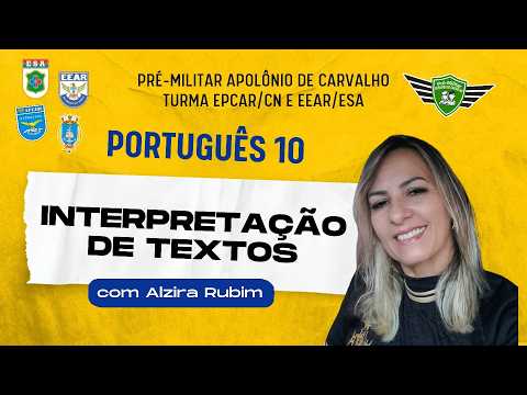 Português (EPCAR/CN) com Alzira Rubim - 19/05/2026