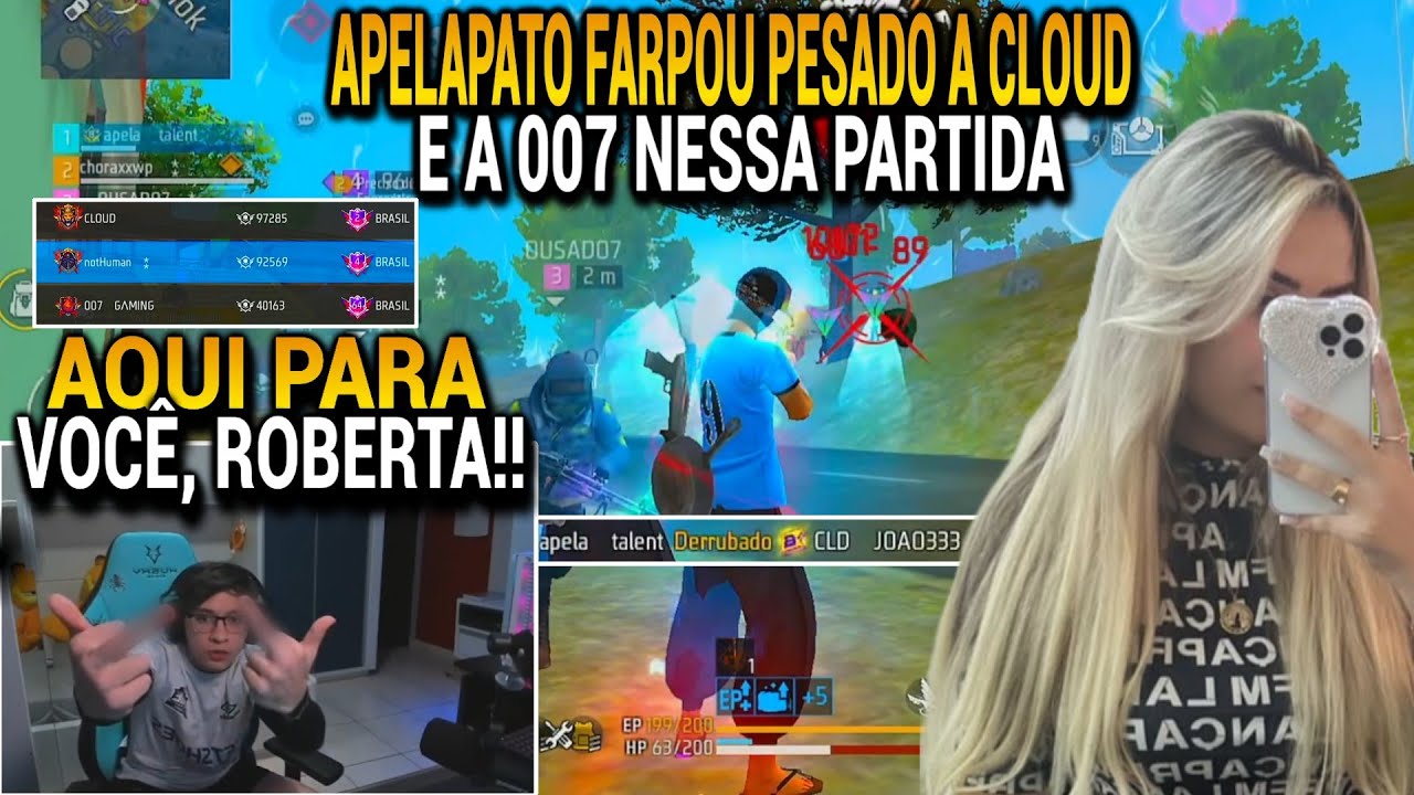 APELAPATO FARPOU A CLOUD E A 007 NA GUERRA DE GUILDAS SEM DÓ, APÓS FAZER ISSO NA PARTIDA