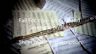 Fall For You by Secondhand Serenade on flute