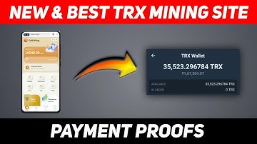 Best Tron (TRX) Cloud Mining Website | Earn & Mine free TRX | USDT Mining | TRX Mining Site | Mining