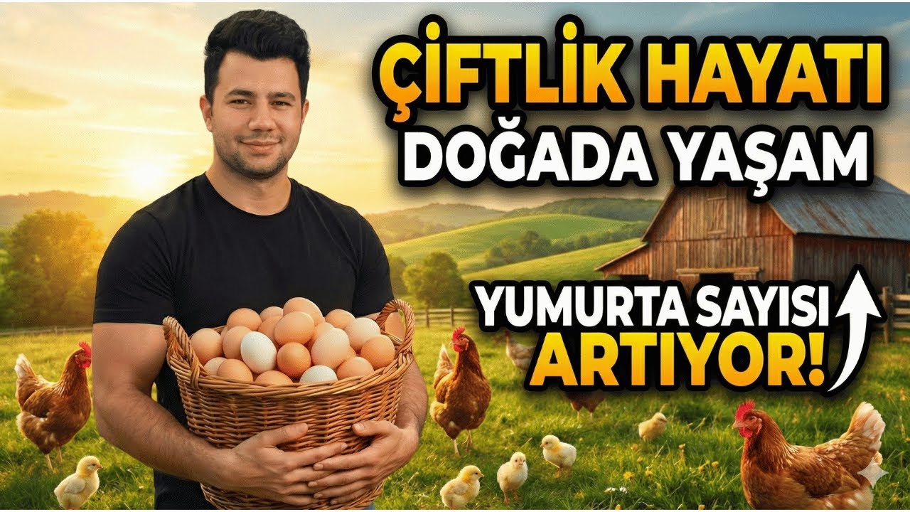 3.000 Tavukluk Gezen Tavuk Çiftliği | Yumurta Sayısı Artıyor - Doğada Yaşam Köy İşleri #gezentavuk