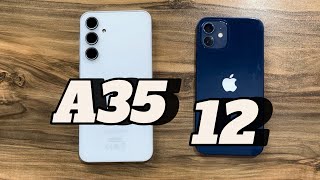 Samsung Galaxy A35 vs iPhone 12