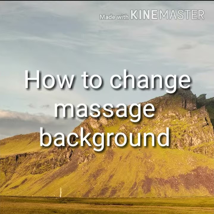How to change massage background 😀😀😀😘😍🤗