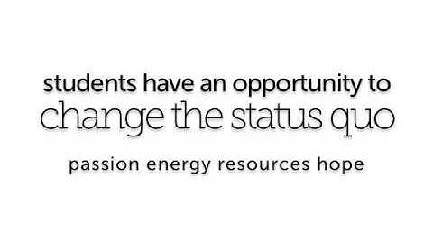 Change the status quo