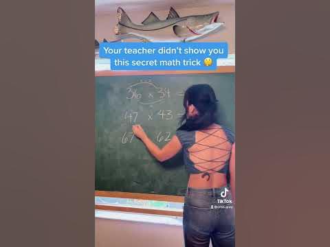 Secret Math Trick Revealed - TikTok Math Teacher #shorts - YouTube
