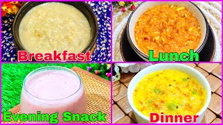 Baby Food Recipe For 1-4 Years | Baby Food Chart | Healthy Food Bites