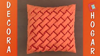 🧡Cojín Drapeado Ladrillo Diagonal- Capítulo 1 de 1 🧡- Capitone-Smocking Cushion-Fabric Manipulation