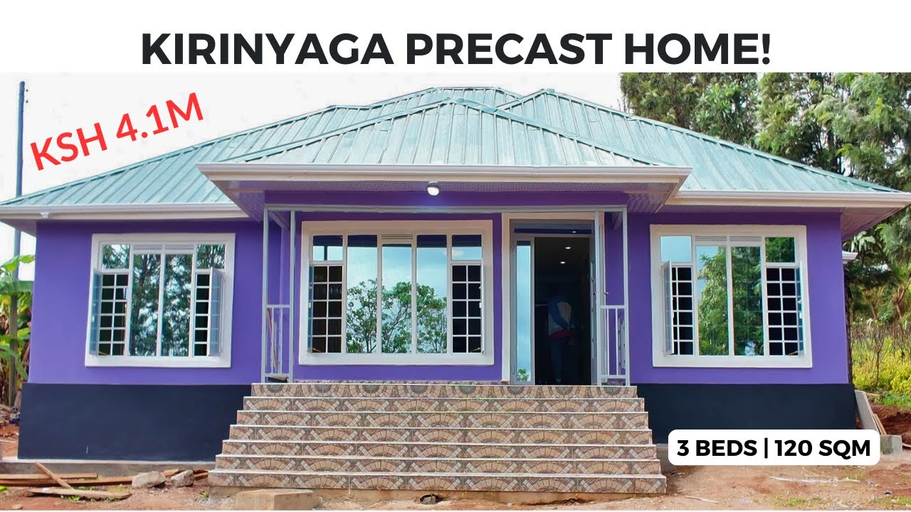 Экскурсия по сборному дому KSH 4.1M: самый красочный дом в Кириньяге!