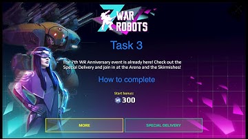 War robots new event tasks guide // Task 3 //