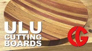 Making Ulu Cutting Boards
