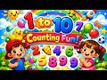 Learn Numbers 1 to 10 | #Fun Counting Song for Kids | #Nursery Rhymes#preschoollearning 
