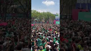 ¡Gooooool! de México, así celebra Jalisco el primer gol del mundial.