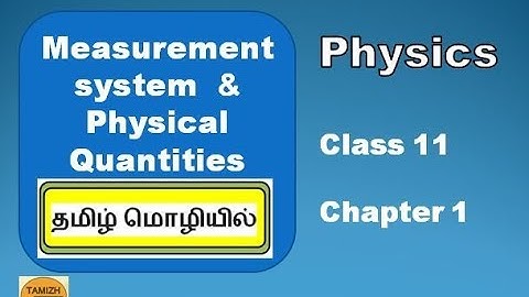 Physics   Chapter 1   Part 3   Measurement System   Physical quantities   Types of Measurement syste