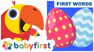 カラークルーとラリーのサプライズエッグを使った幼児向け学習ビデオ | 動物と色を学ぶ | BabyFirst TV screenshot 4