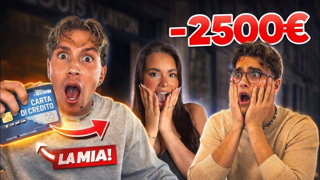 FRATINO E REBECCA USANO LA MIA CARTA DI CREDITO PER 24! *costoso