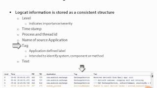 03.Android Toolset Fundamentals 07 Logcat