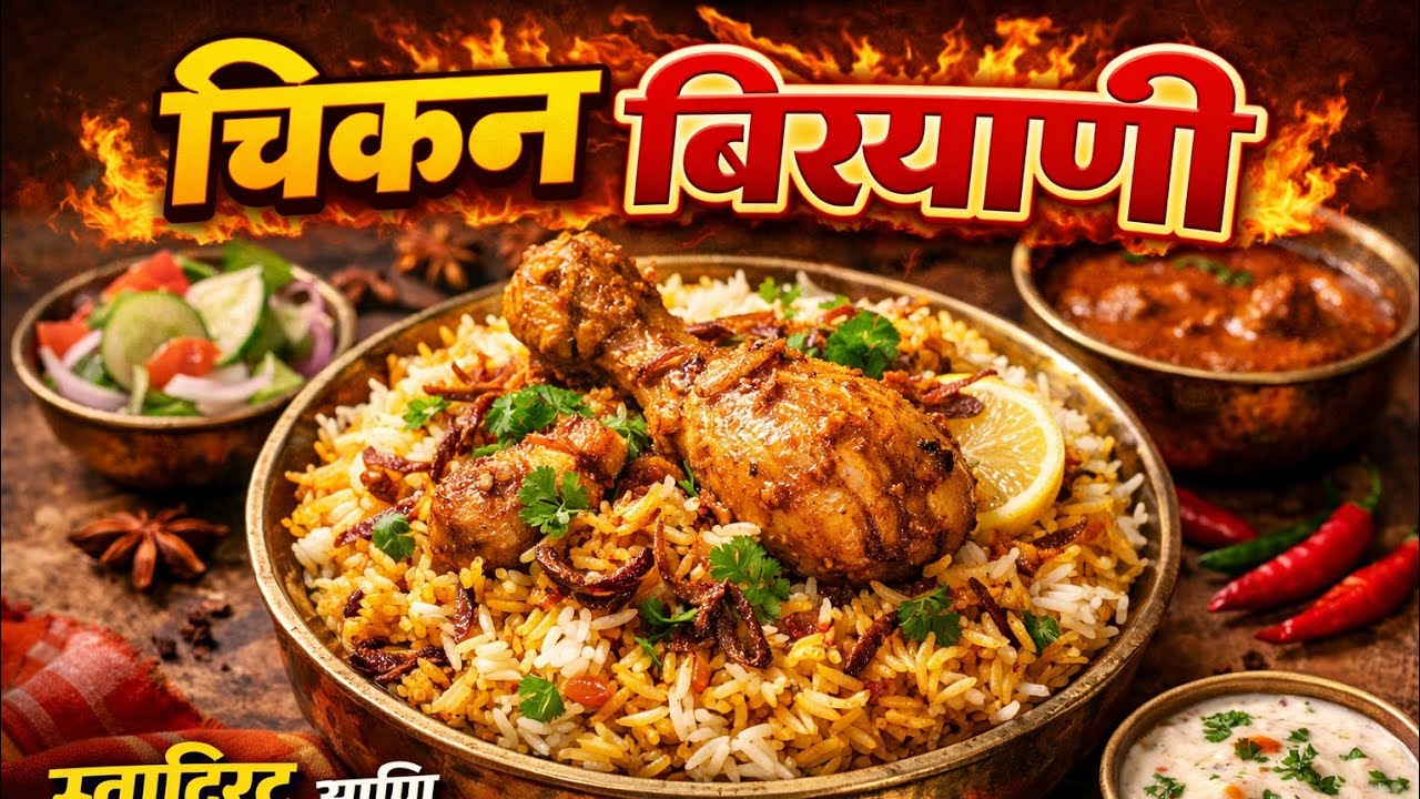 संडे स्पेशल चिकन बिर्याणी अशा पध्दतीने बनवाल तर पुन्हा पुन्हा बनवाल 😋😋 #चिकनबिर्याणी #recipe #viral 